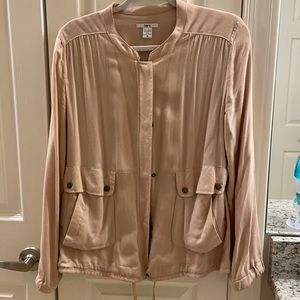 Bar III light weight rose colored jacket